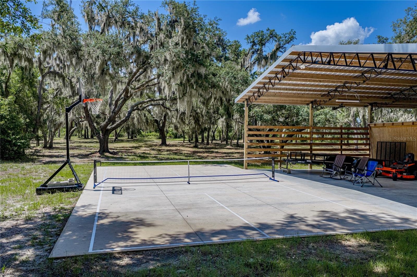 Pickleball court