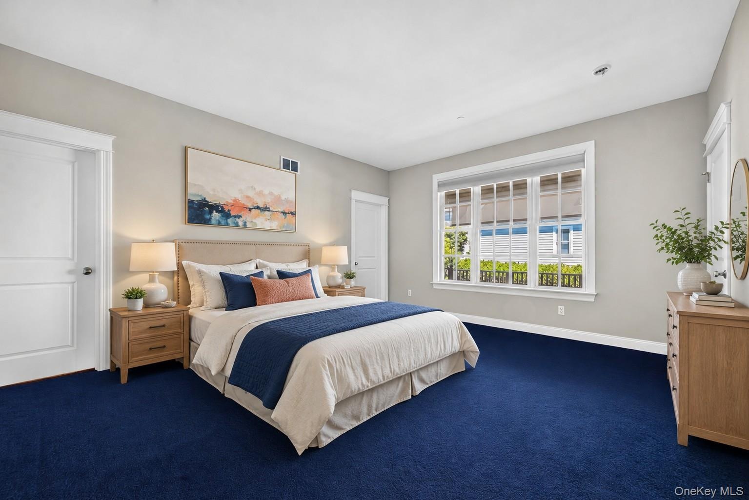 Vitrually Staged Primary Bedroom