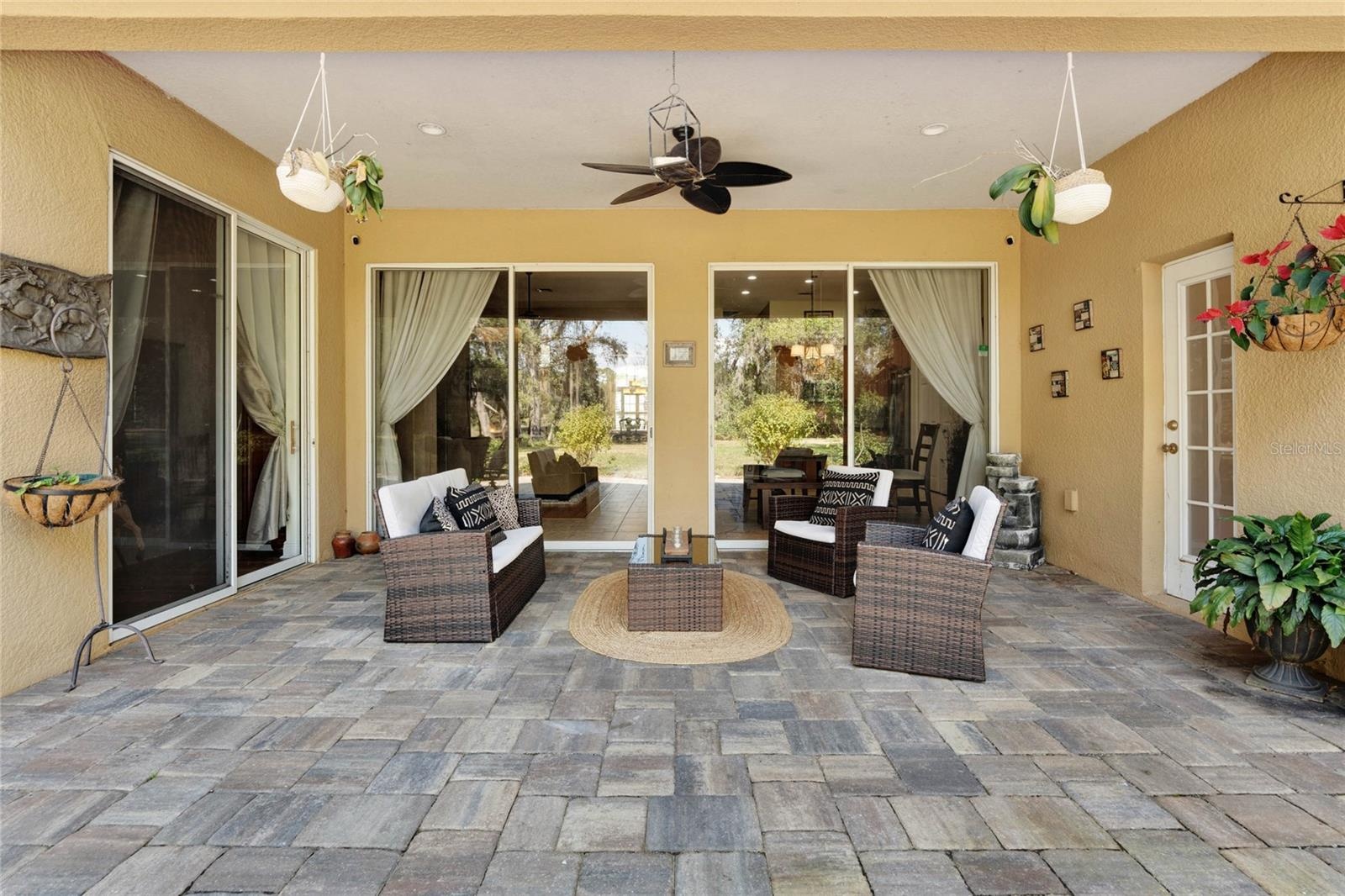 Covered patio
