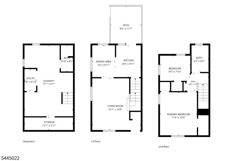 All levels floor plan