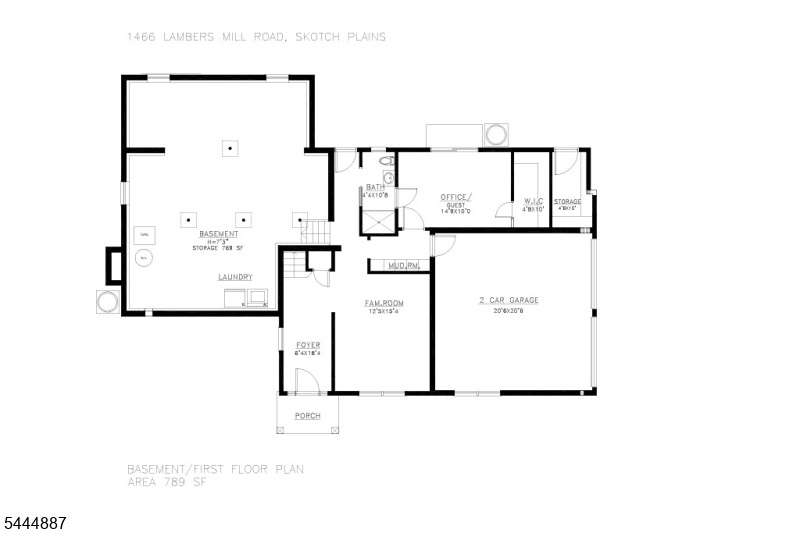 Ground & Basement Floorplan