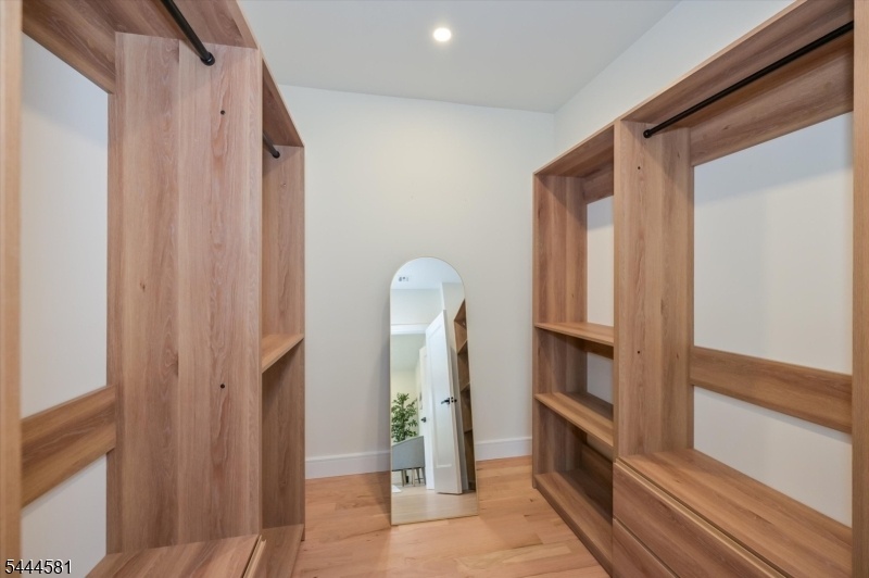 Walk-in closet in primary