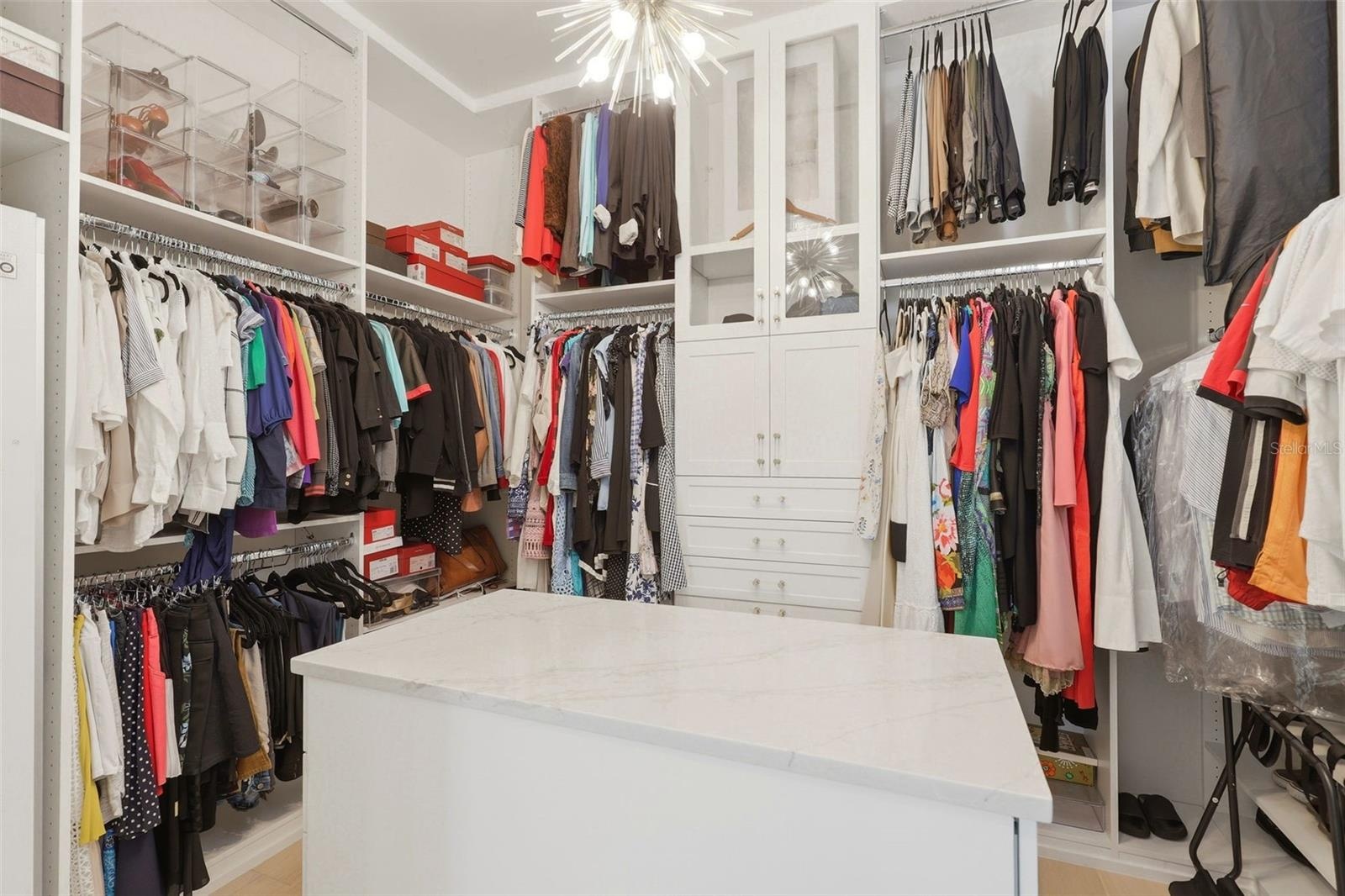 Primary bedroom closet