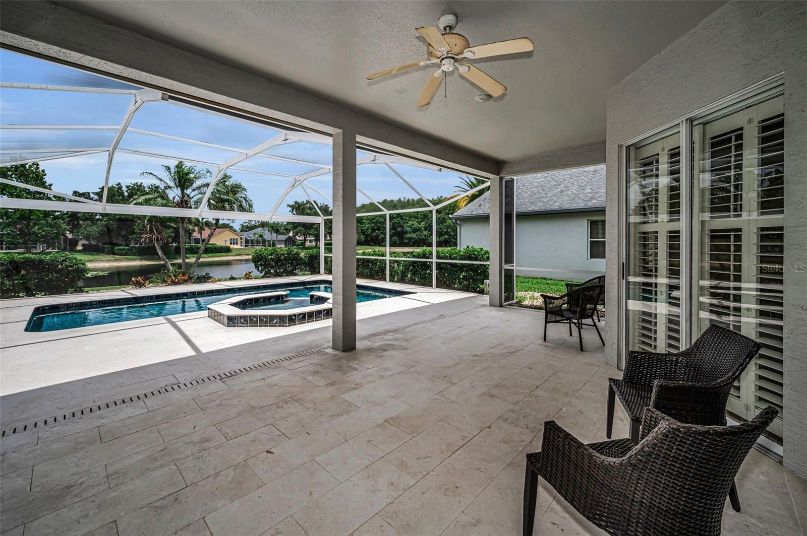 Large covered Lanai