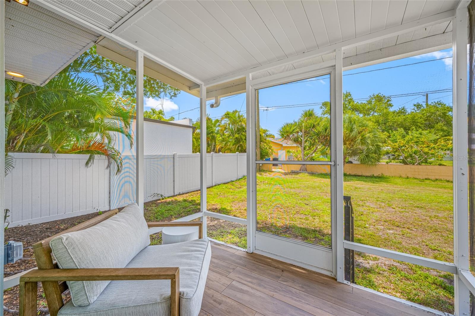 Private Enclosed Porch Off the Primary Bedroom