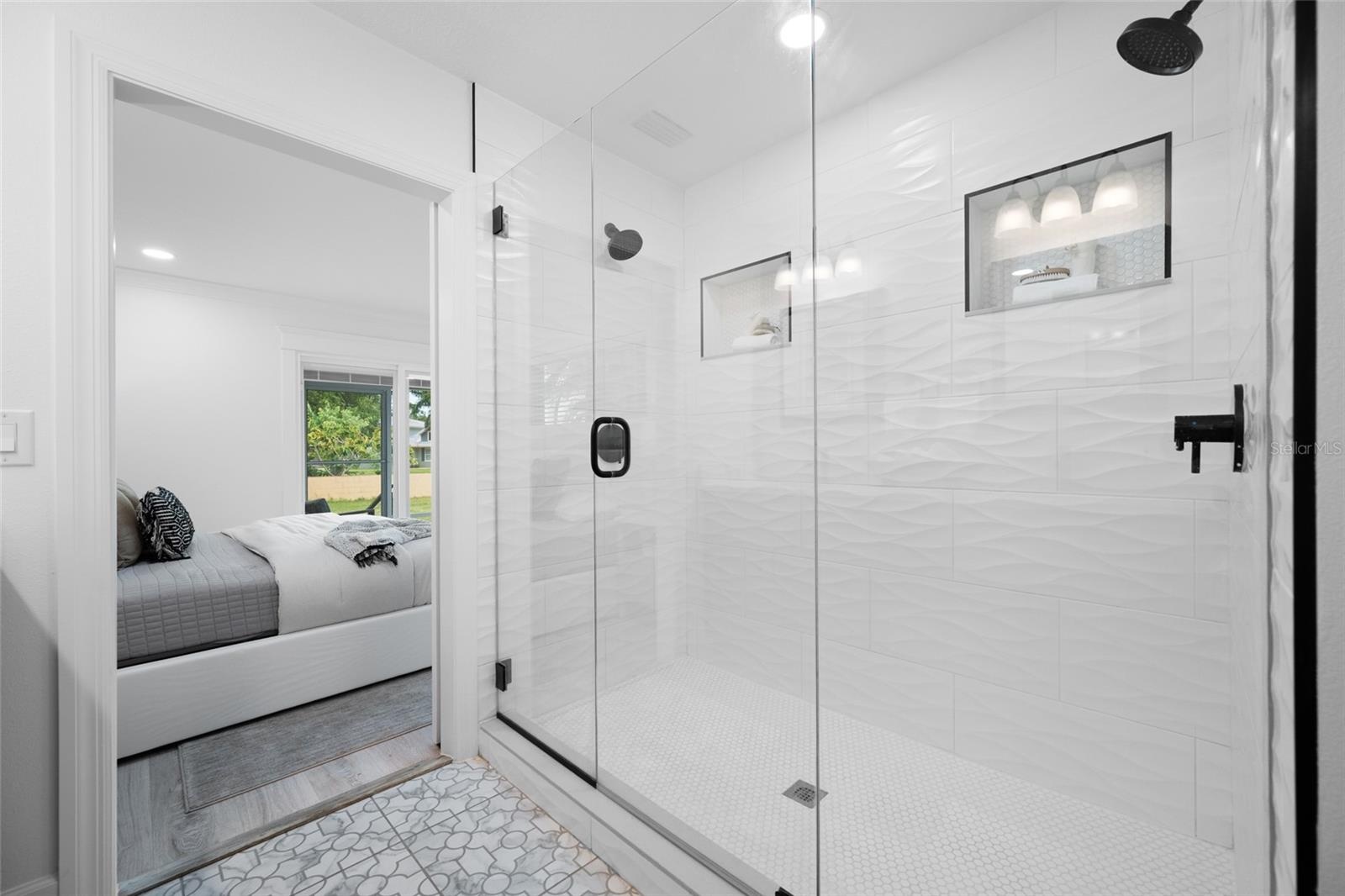 Primary Bathroom with Dual Shower Heads