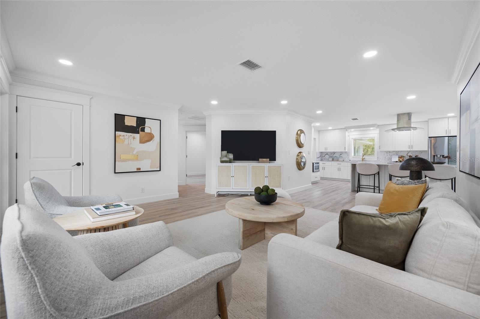 Open and Spacious Family Gathering Room