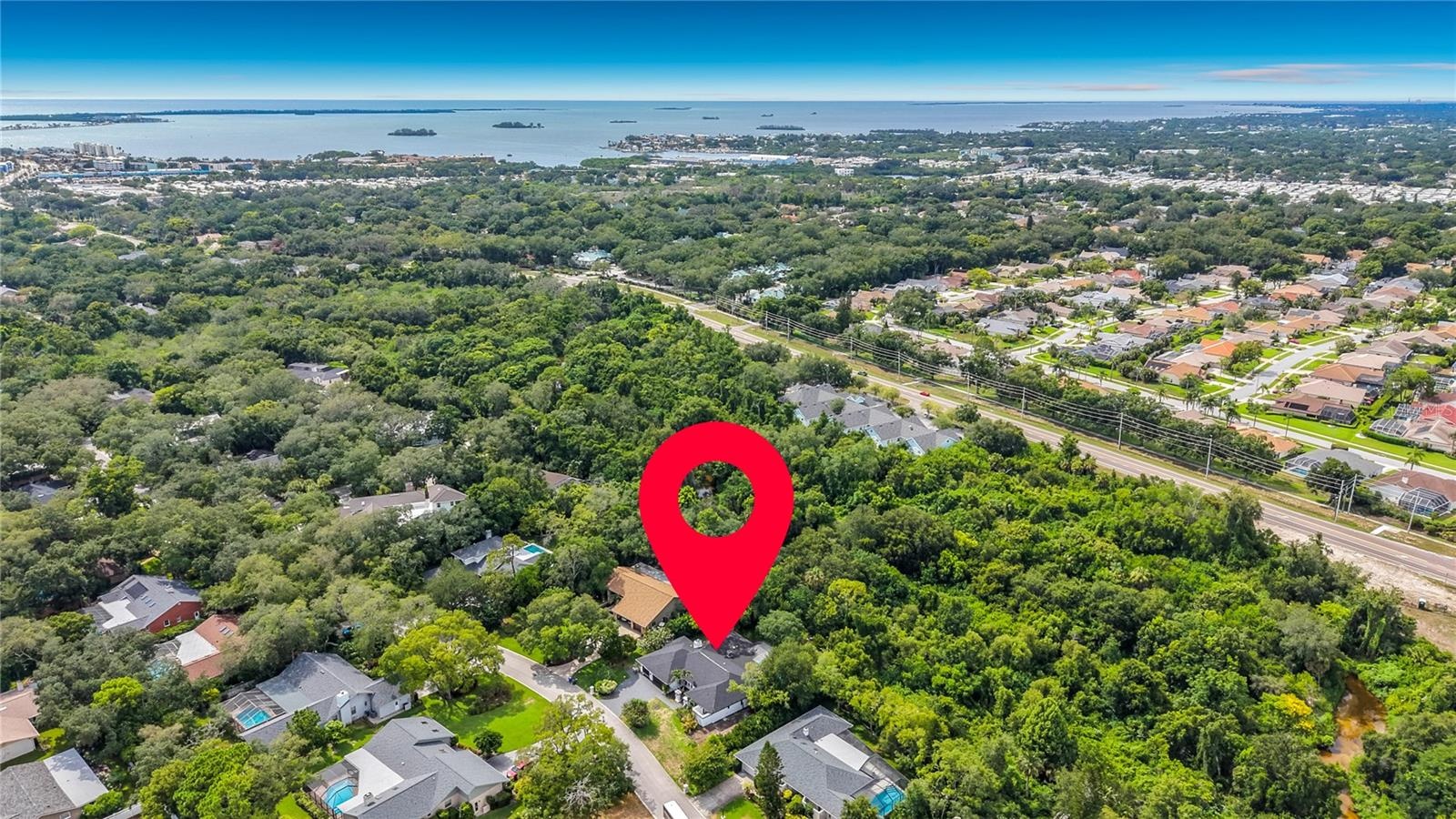 View of honeymoon island