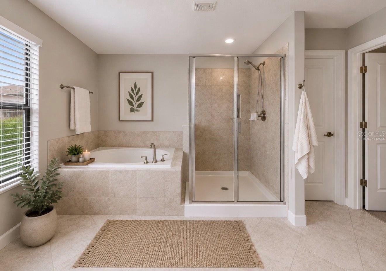 Primary Bath *virtually staged