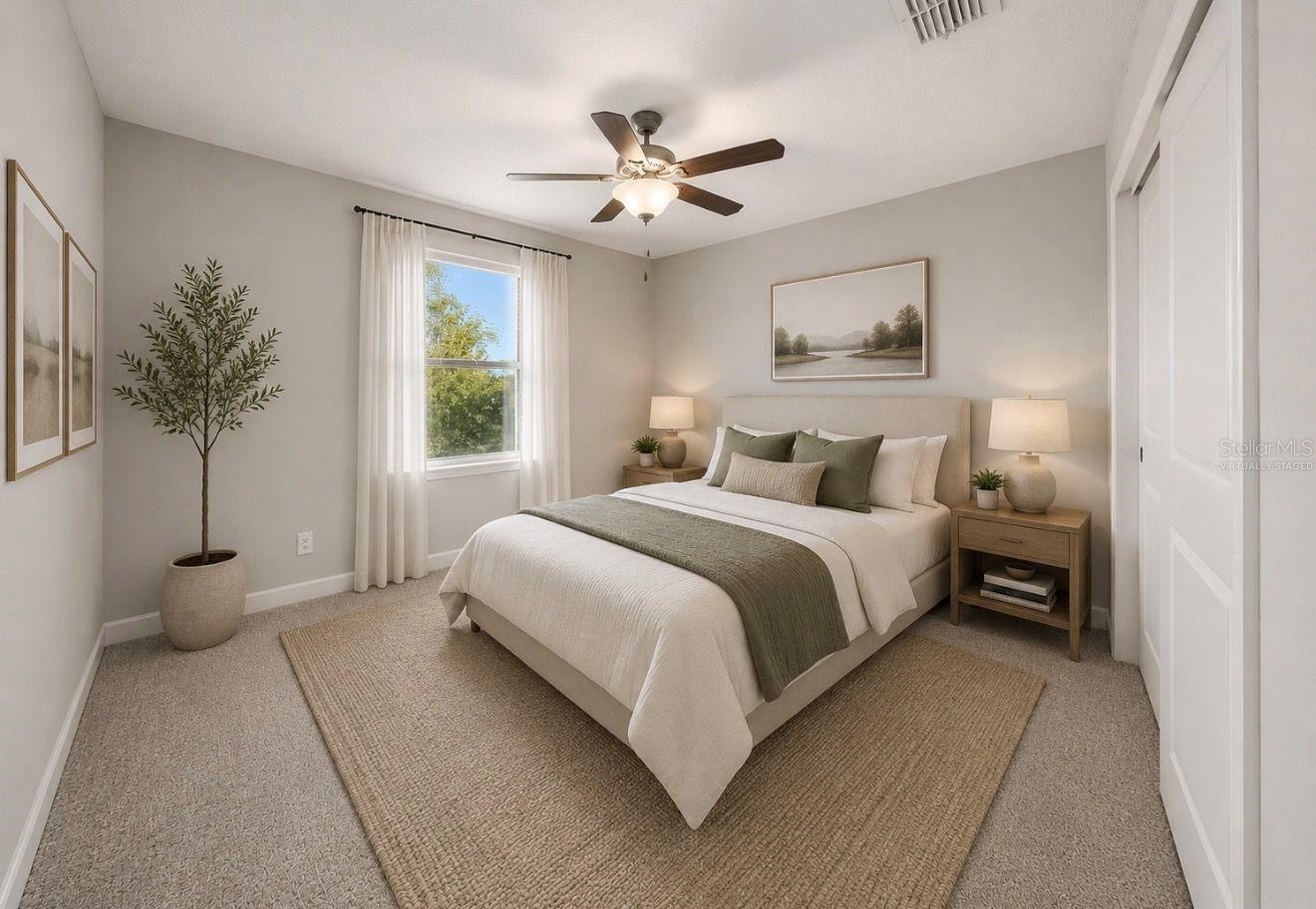 Bedroom *virtually staged
