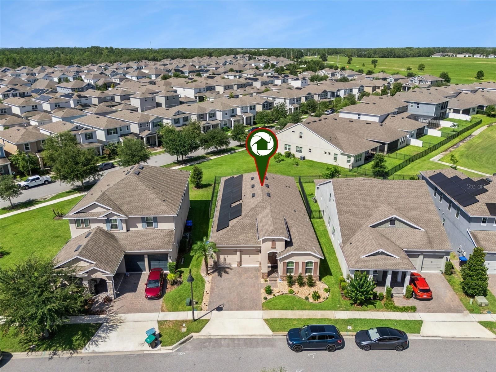 Aerial View-Front Yard