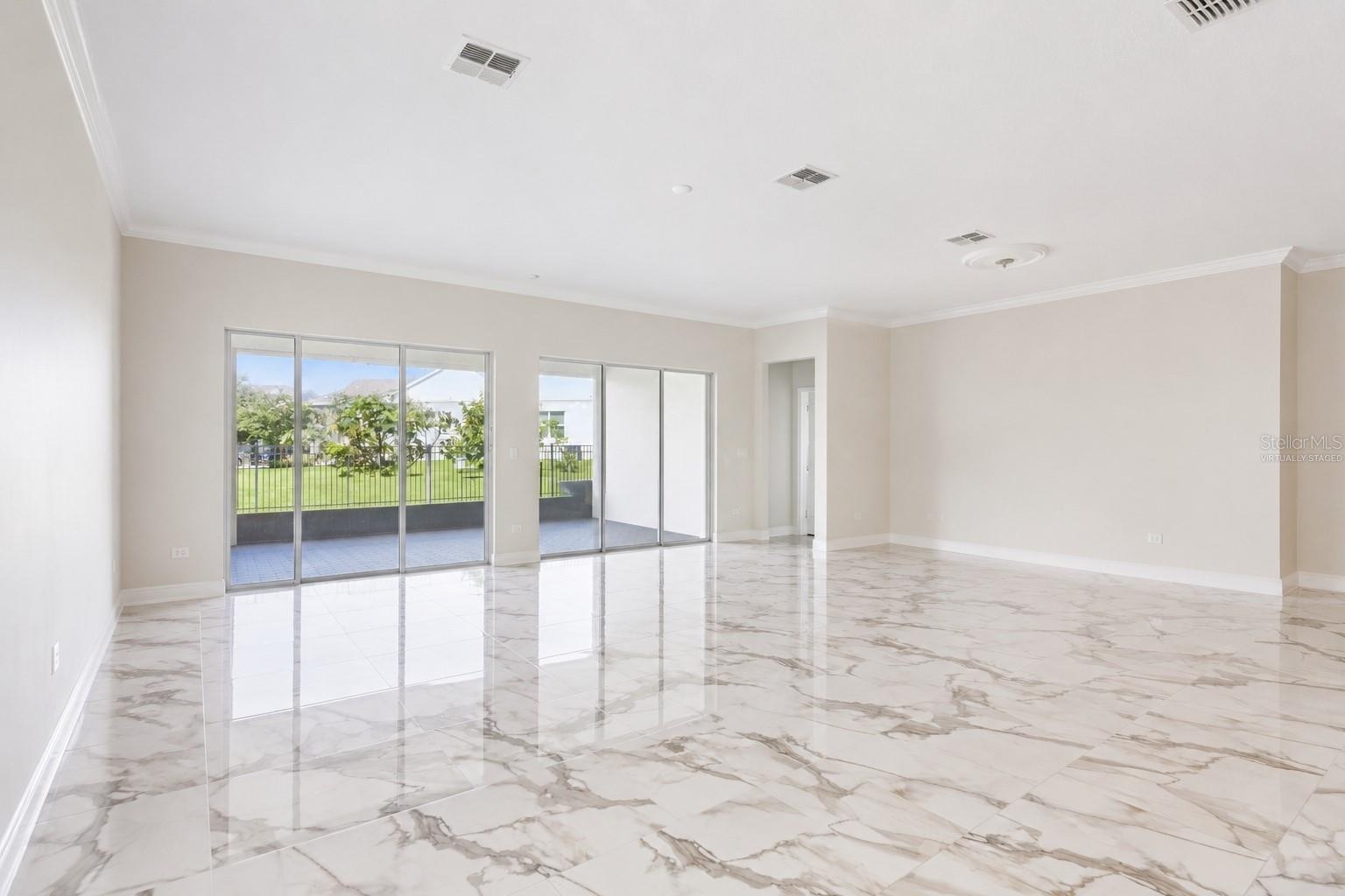 Great Room Virtually Staged