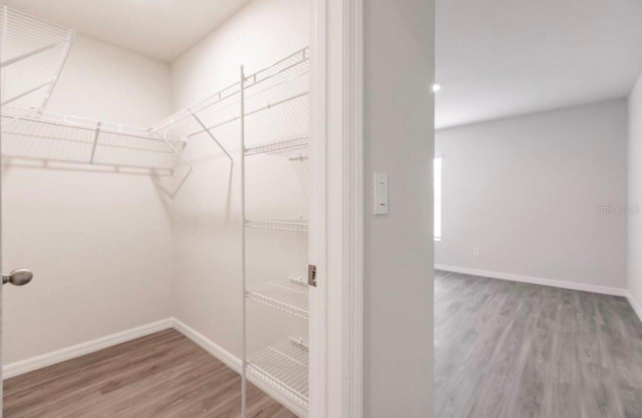 Primary suite closet