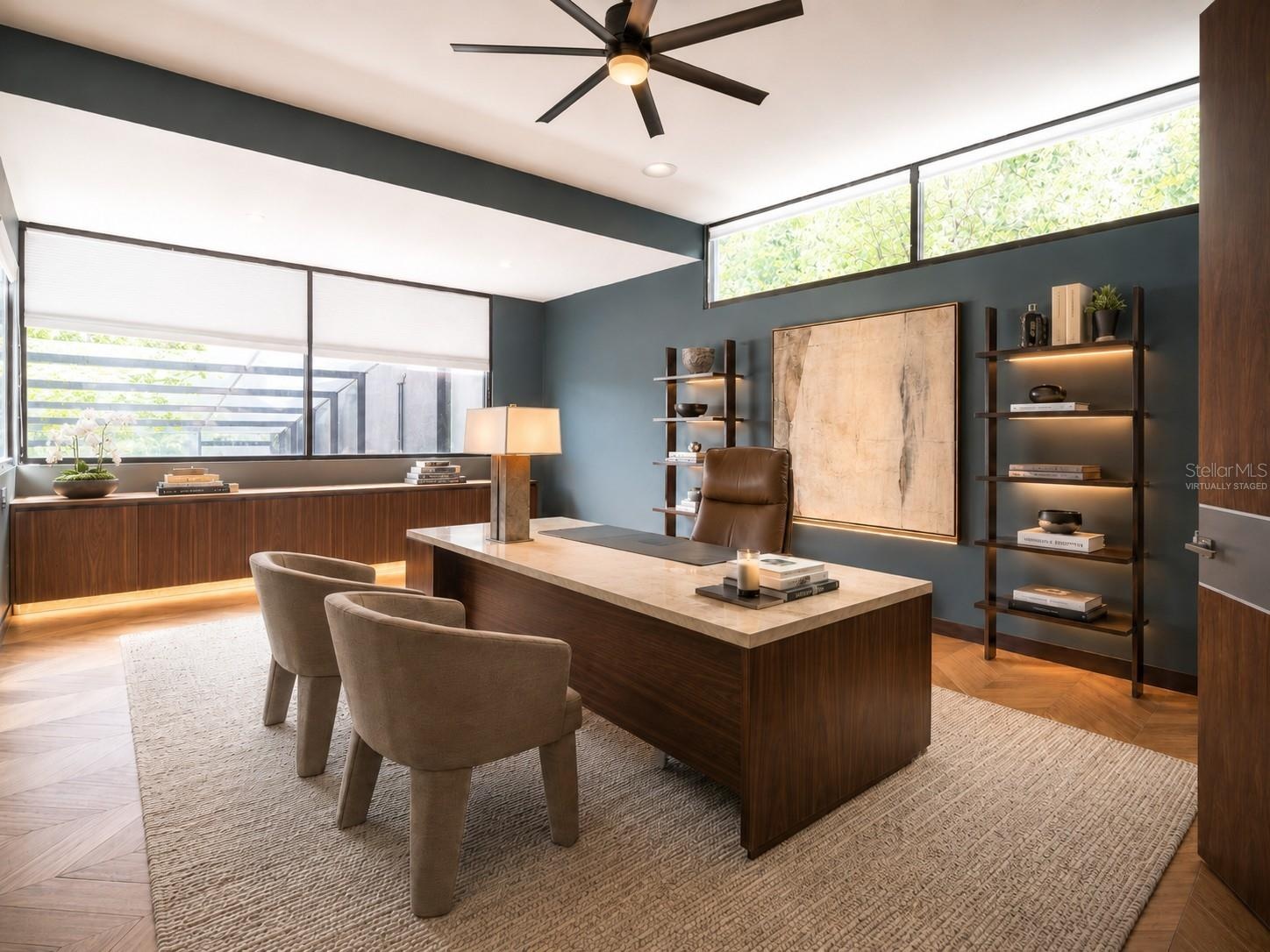 Virtually staged-Bedroom/Office - Second Floor
