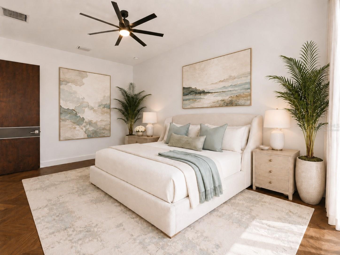 Virtually staged-Bedroom - Second Floor