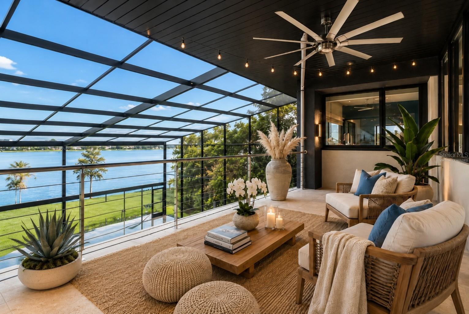 Virtually staged-Primary Suite Balcony - Second Floor