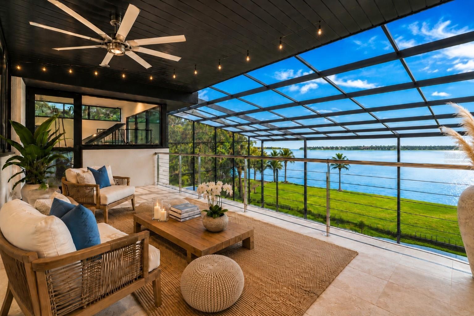 Virtually staged-Primary Suite Balcony - Second Floor