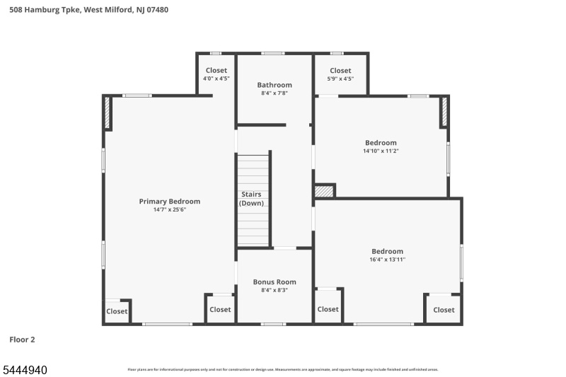 Floor Plan 2nd
