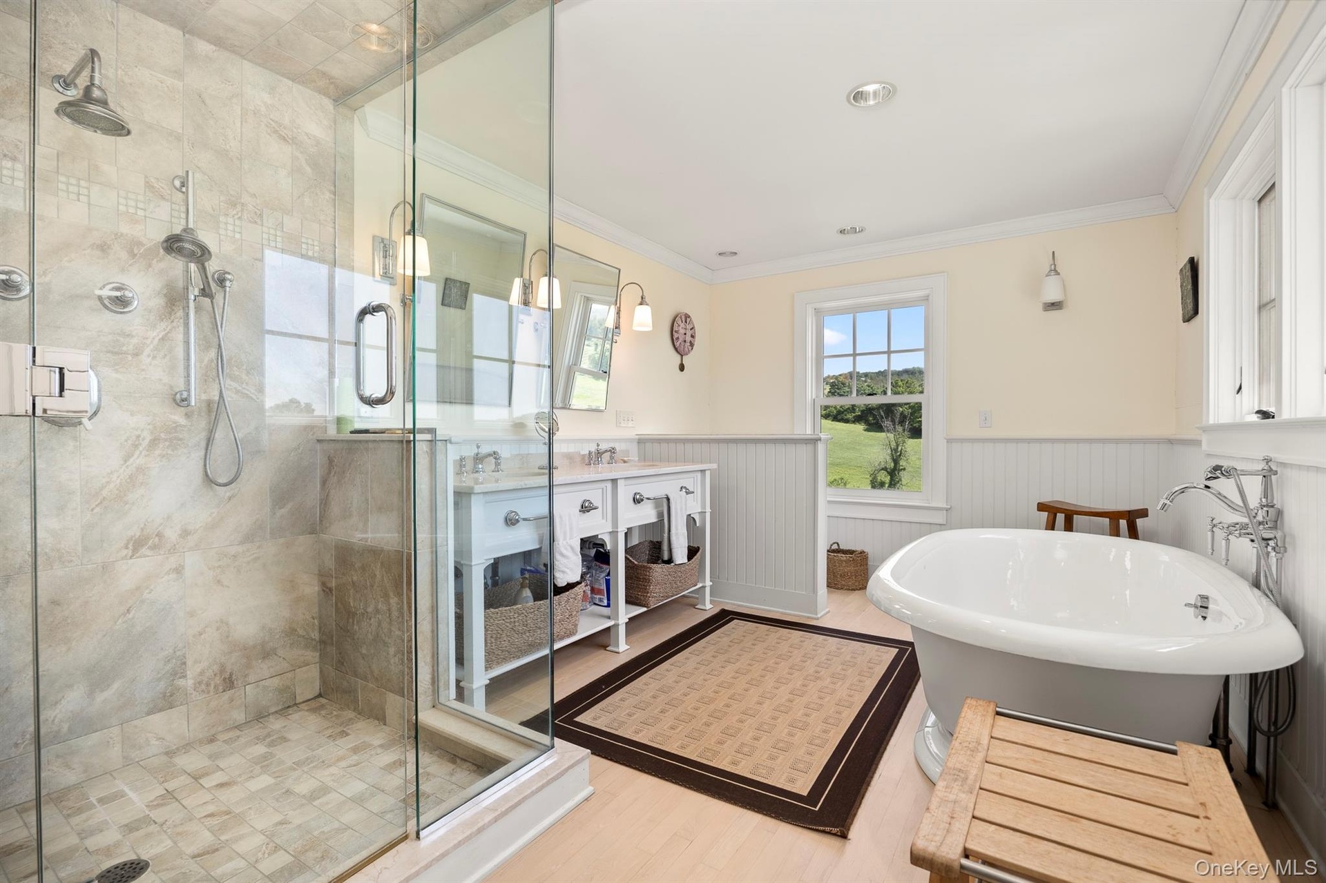 The Fabulous Primary Bathroom is one of 4.5 Bathrooms