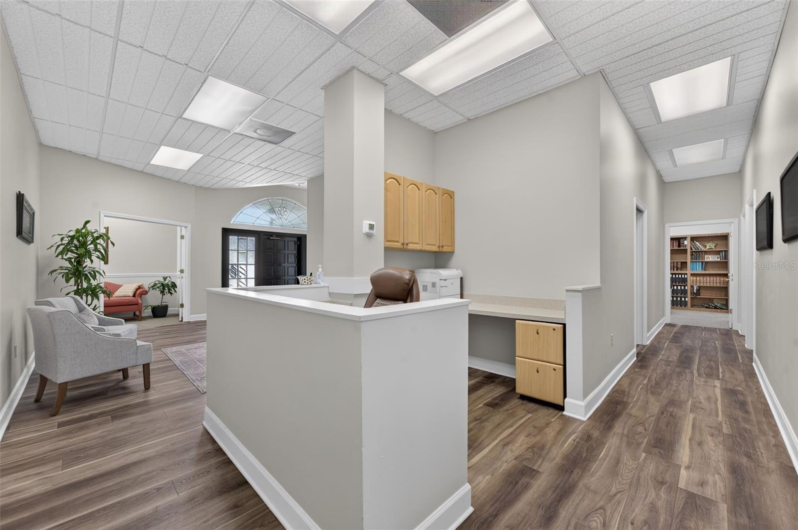 First floor receptionist area