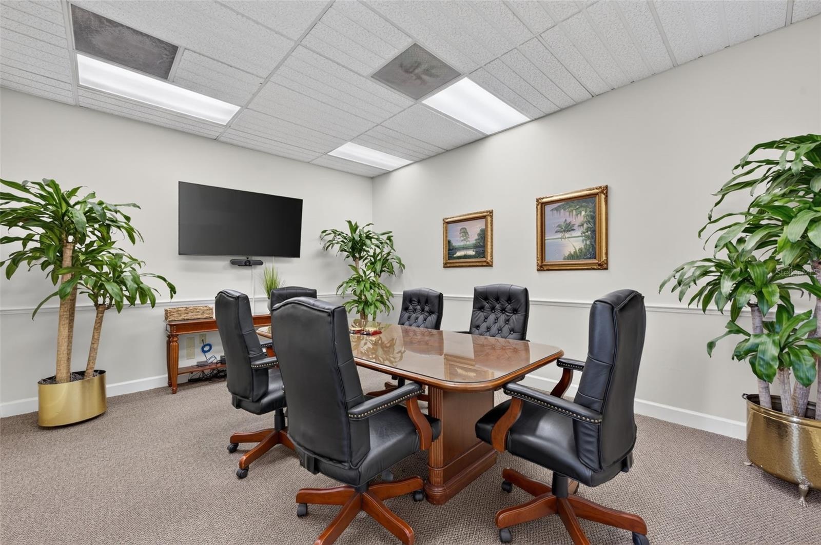 Conference room with audio