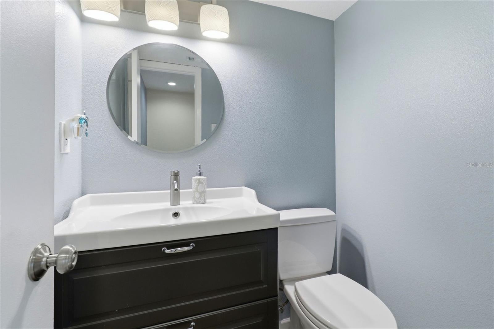Downstairs half bath