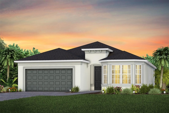 Exterior Design. Artistic rendering for this new construction home. Pictures are for illustrative purposes only. Elevations, colors and options may va