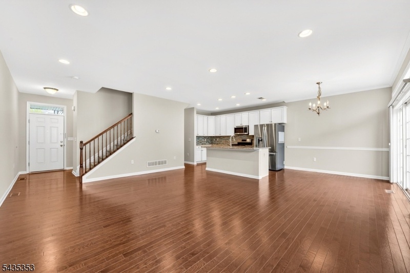 Main level, all hard wood