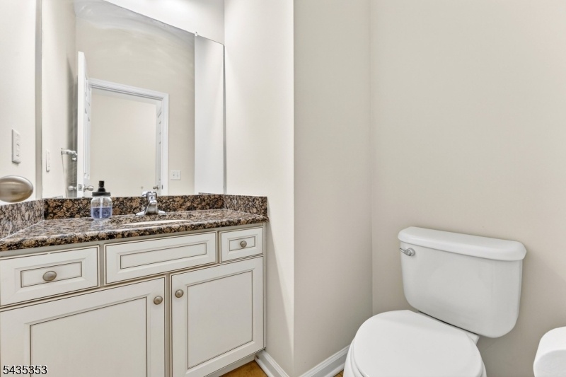 First fl. powder room