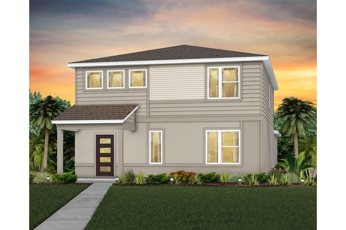 Exterior Design. Artistic rendering for this new construction home. Pictures are for illustrative purposes only. Elevations, colors and options may va