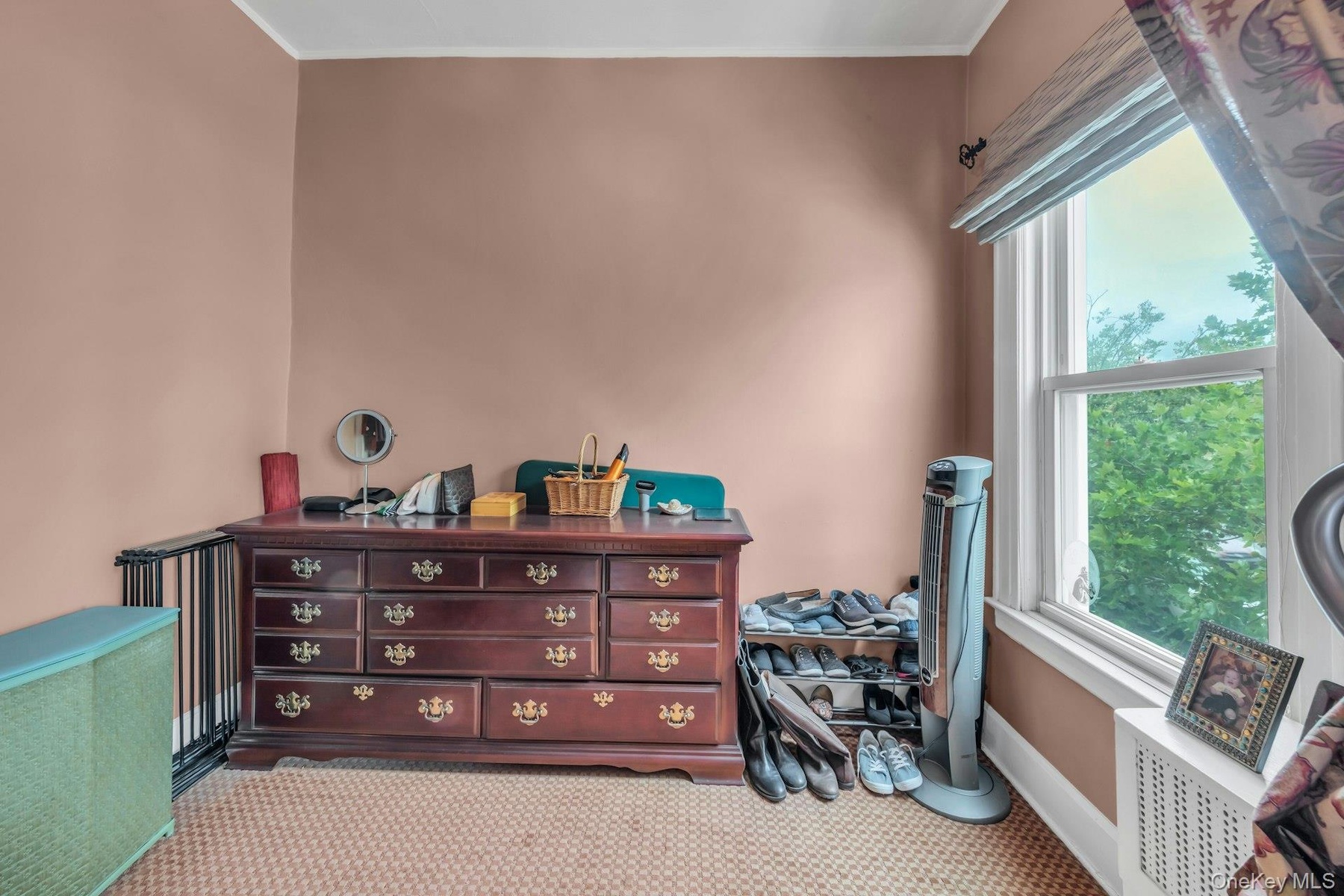 Archway from second floor apartment bedroom into bonus room/office/exercise/meditation/nursery.