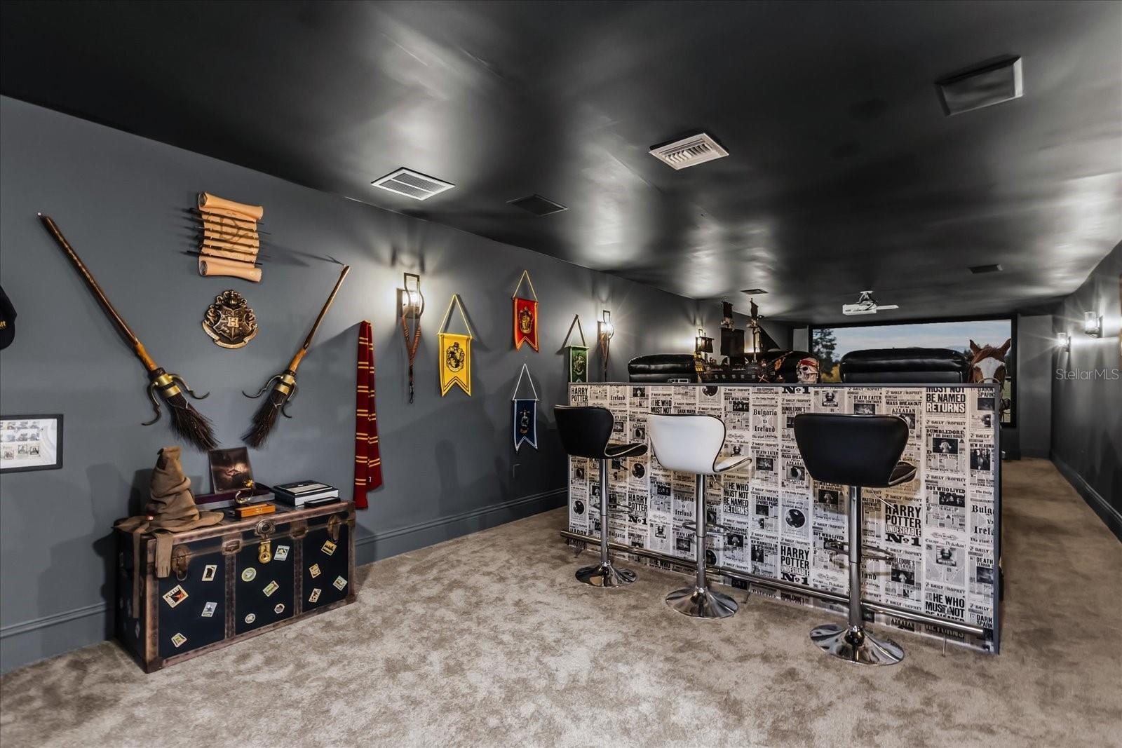 Home theater room