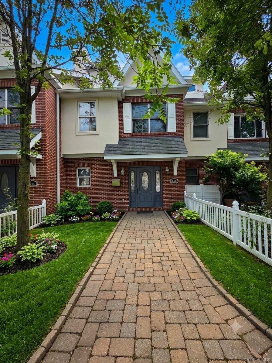 Beautiful front entries with private gardens.  You'll be amazed at the space you have in 4 floors of luxury!