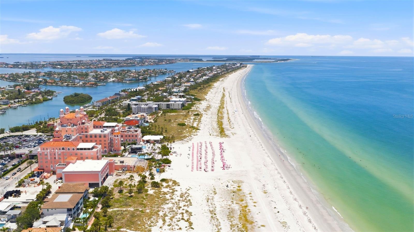 Local white sand beaches