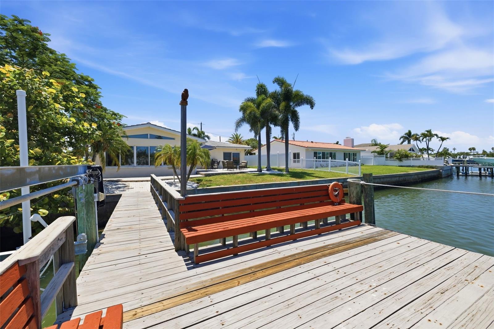 Dock with seating