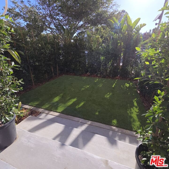 Fenced yard for exclusive use