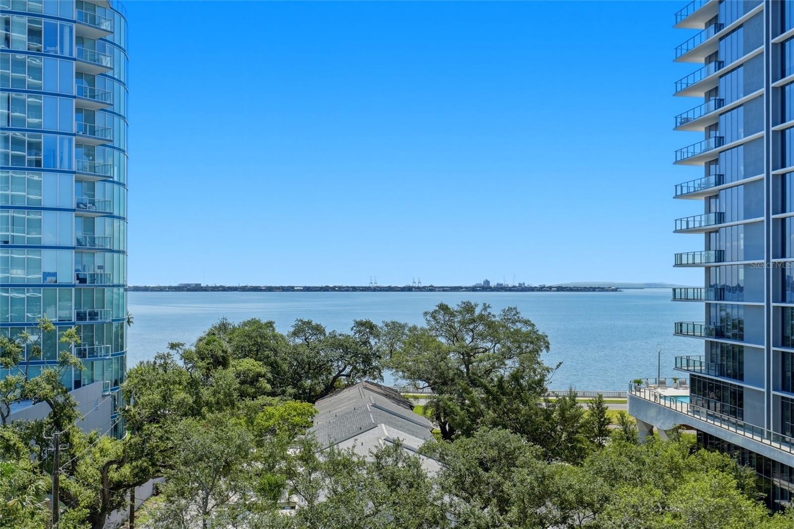 Bay view from living room