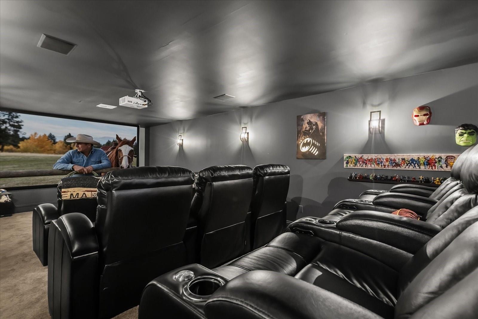 Home theater room