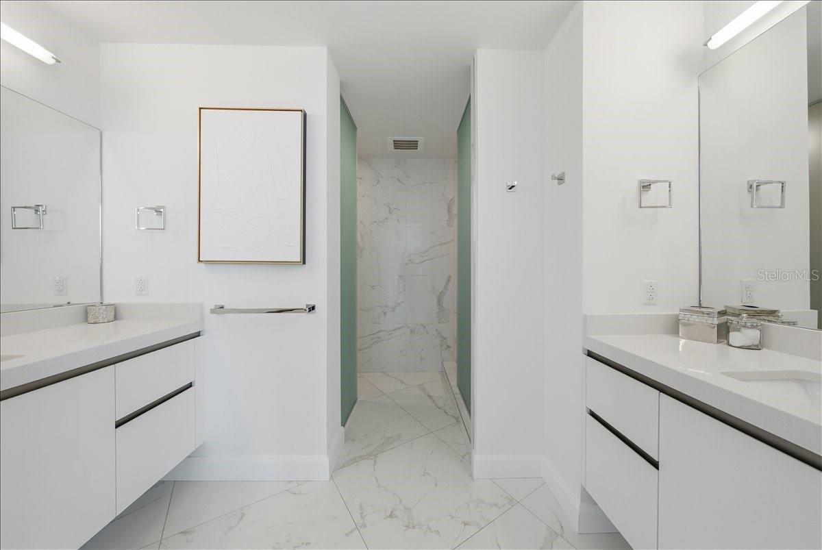 Dual vanity sink