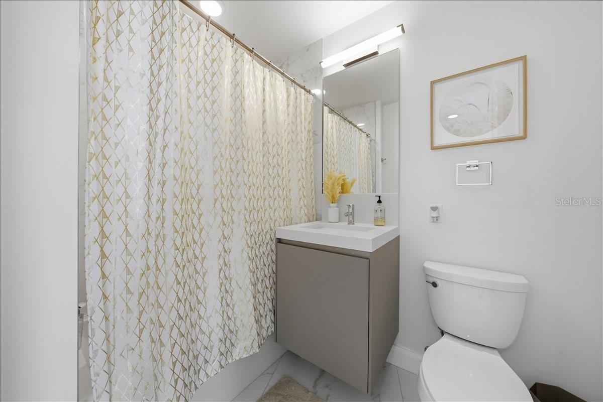 Guest full bathroom