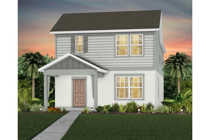 Exterior Design. Artistic rendering for this new construction home. Pictures are for illustrative purposes only. Elevations, colors and options may va