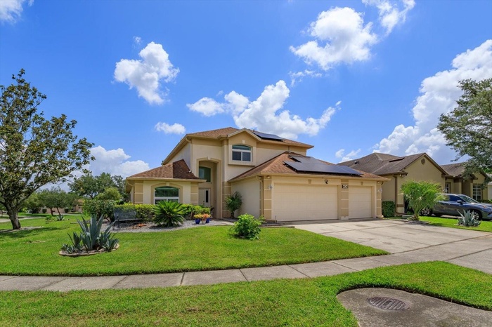 front elevation corner lot