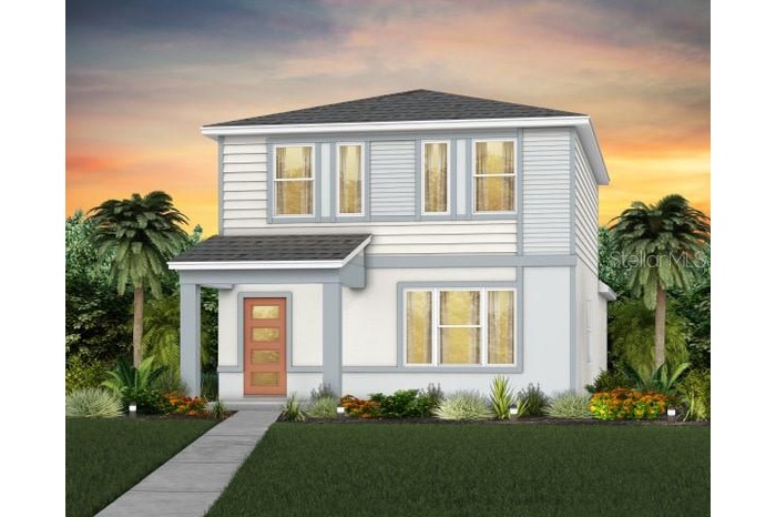 Exterior Design. Artistic rendering for this new construction home. Pictures are for illustrative purposes only. Elevations, colors and options may va
