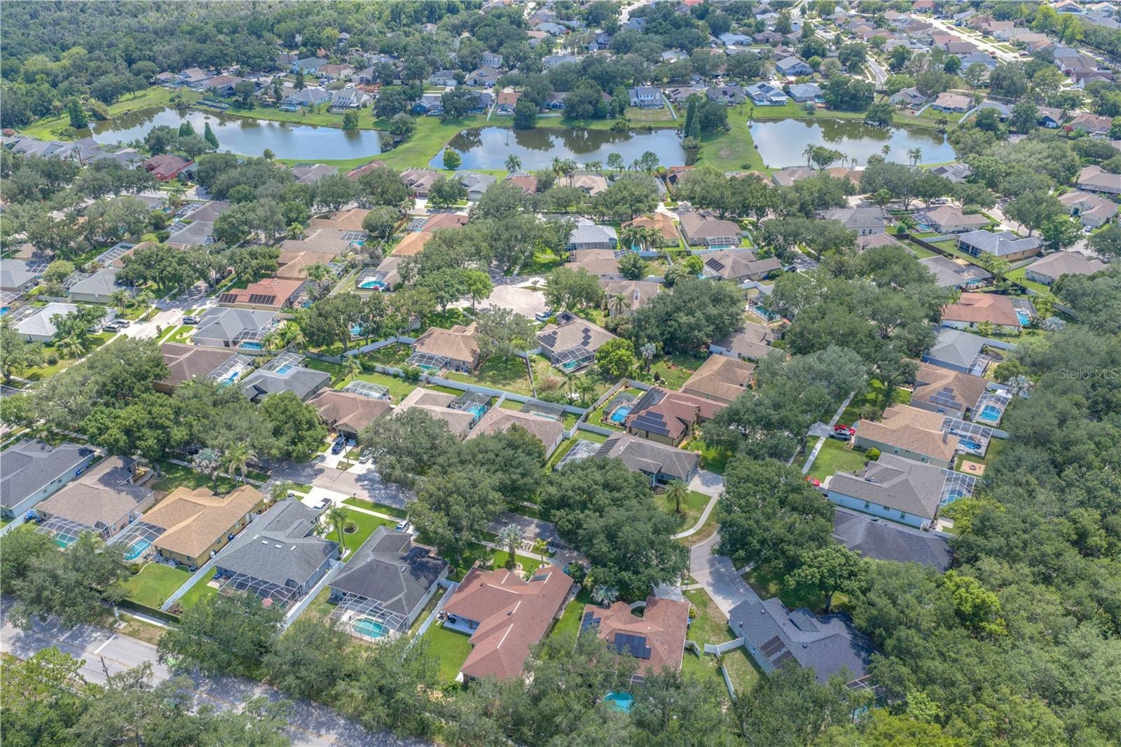 View of sought-after Somerset neighborhood in Bloomingdale East.