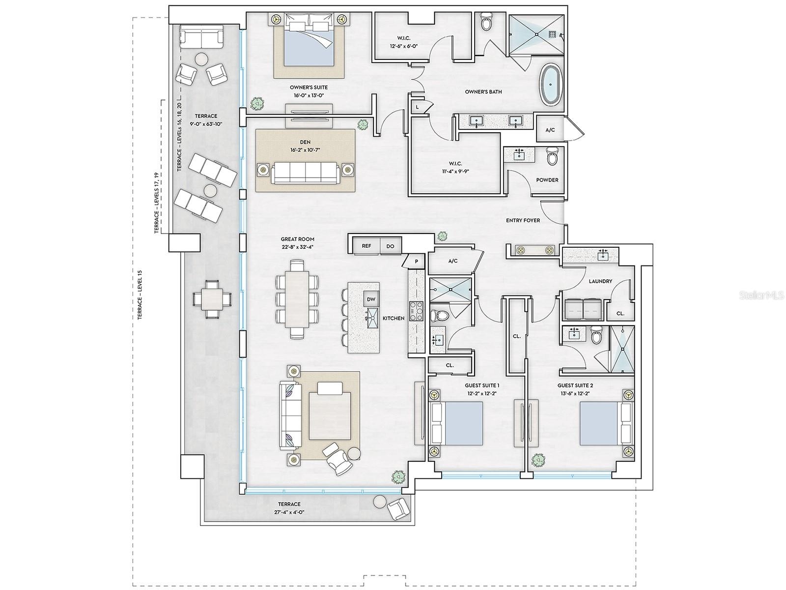 Harbor 4 floor plan