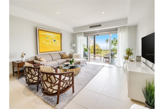 Living Room & Ocean View