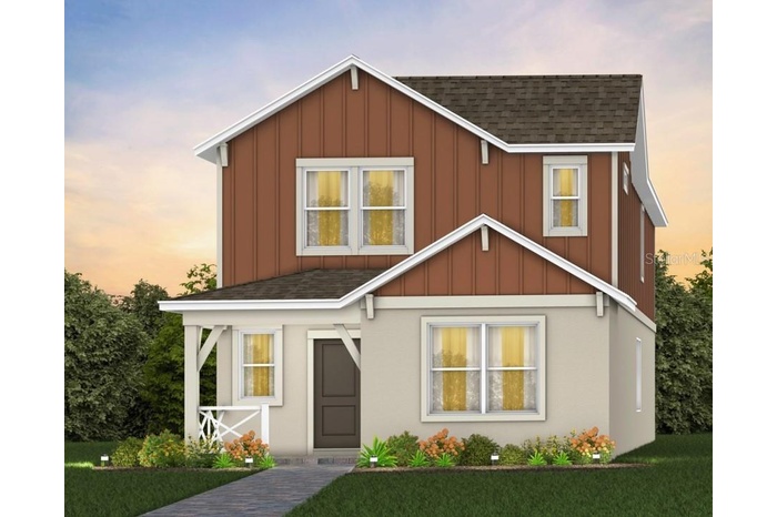 Exterior Design. Artistic rendering for this new construction home. Pictures are for illustrative purposes only. Elevations, colors and options may va