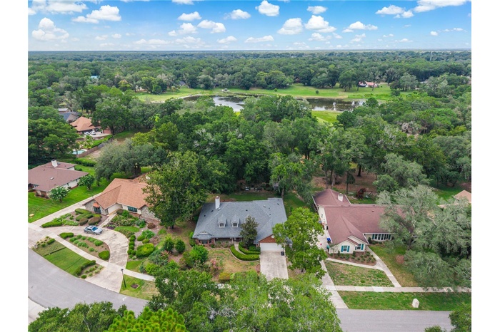 Over one acre lot on a private pond