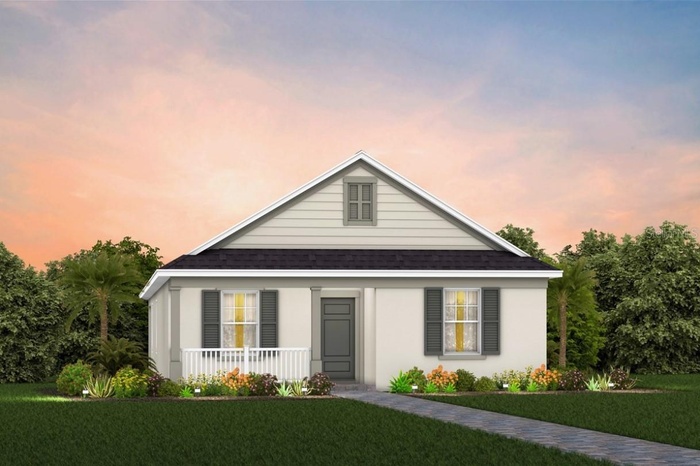 Exterior Design. Artistic rendering for this new construction home. Pictures are for illustrative purposes only. Elevations, colors and options may va