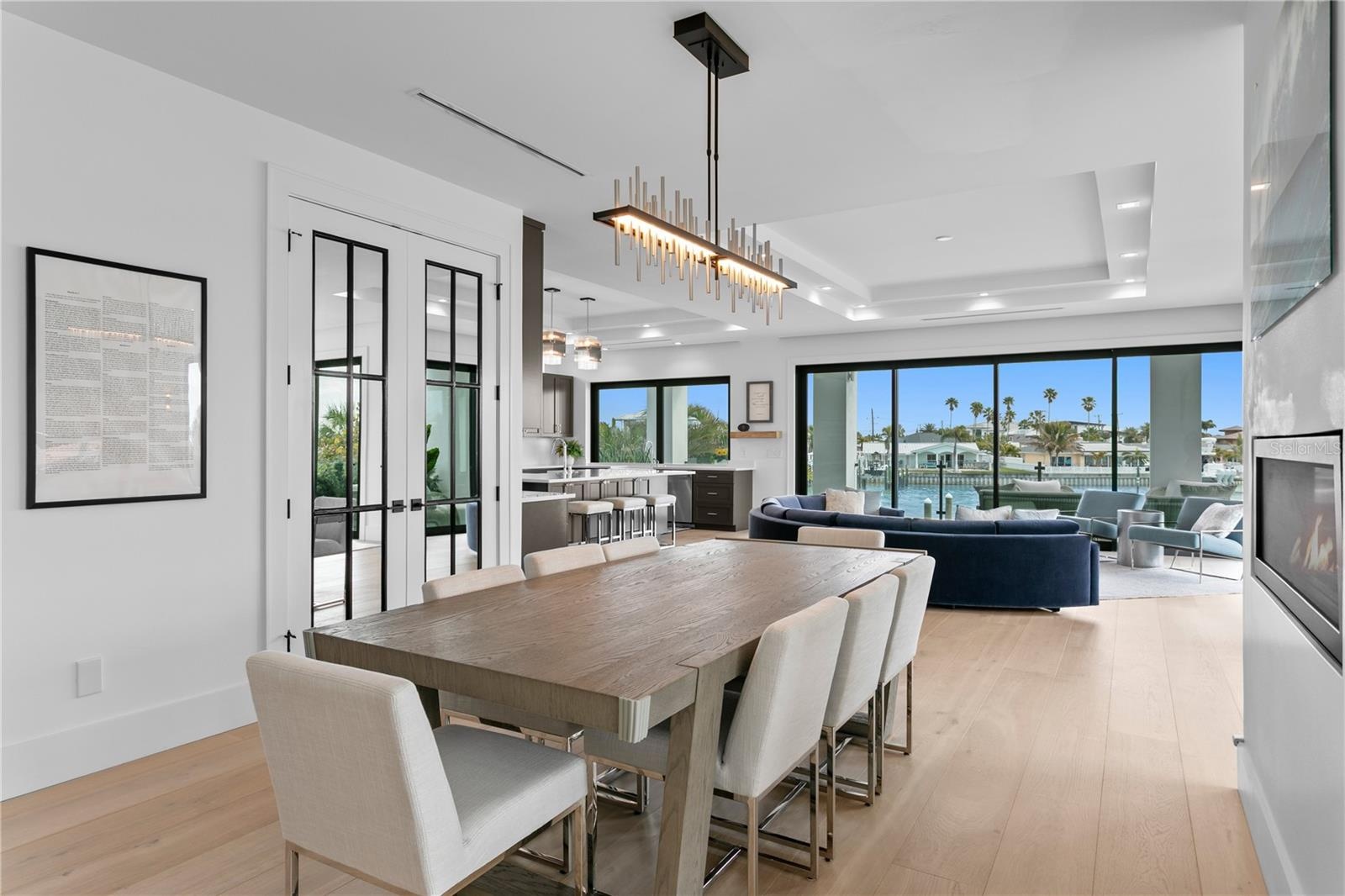 dining room and great room